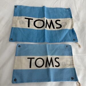 TOMS shoe bag (set of 2, one large, one small)